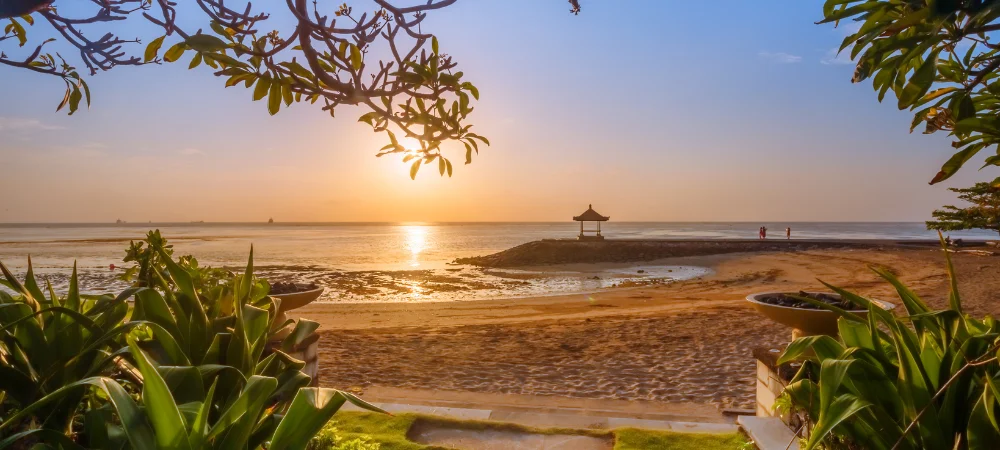 brown sandy beach in Bali