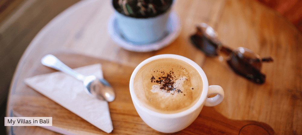 speciality coffee in a Bali cafe